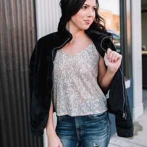 Willow & Root (Buckle) Sequin Tank Top